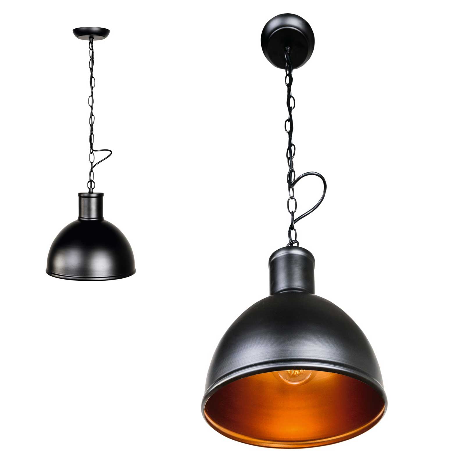 Vintage Deckenleuchte Ø300mm Hängeleuchte Industrielampe Pendel Bauhaus