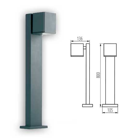 gori Pollerleuchte 80cm