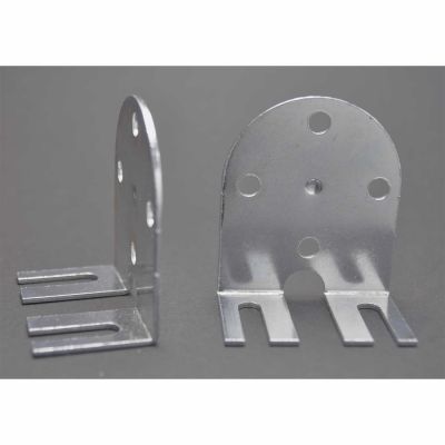 Winkelblech für Aufschraub - Starterfassung auf  T8 / G13, 43mm hoch - 0