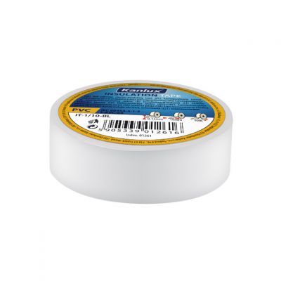 Isolierband, Elektriker Klebeband, Isoband, Installationsklebeband weiß 19mm x 20m - 0