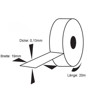 3er Pack Elektriker Klebeband, Isolierband, Installationsklebeband gelb 19mm x 20m - 1