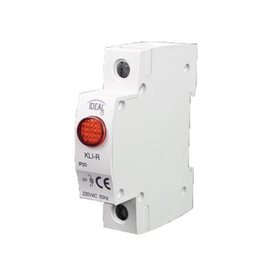 Leuchtmelder Phasenkontrolle Signalleuchte Phasenkontrollleuchte LED rot - 0