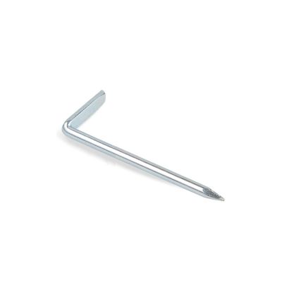 250 Stück Hakennagel, Hakennägel Haken Nagel 3x50 verzinkt / blank - 0