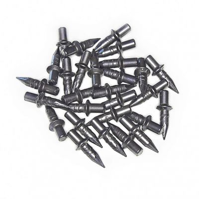 200x Einschlagdübel 4x14, Montagedübel, Schlagdübel, Fixpin,Stahlnagel - 1