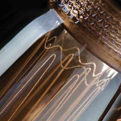 4 Watt LED Speziallampe, warmweiss super 1800K LED-Birne, ST64A, E27 - 1