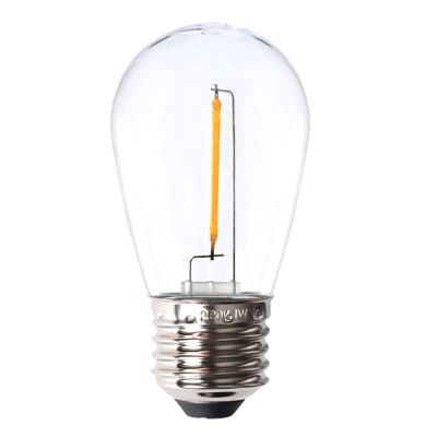 0,5 W LED ST45 Lampe, Filament, 50lm, E27 Sockel, neutralweiss, LED Birne 4000K - 0