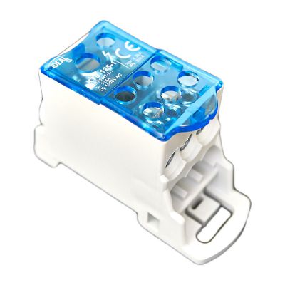 Verteilerklemme, Sammelklemme, Abzweigklemme, Reihenklemme, 46x77x29mm - 1