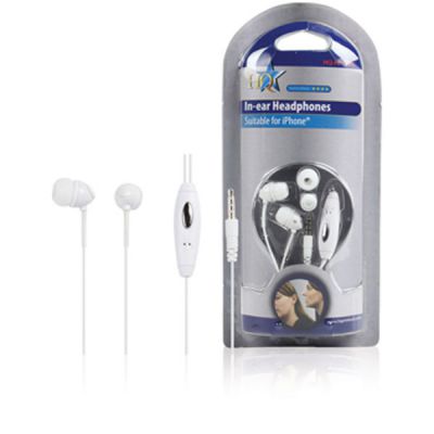 Iphone® IN-EAR KOPFHÖRER + Mikrofon Weiss - 1